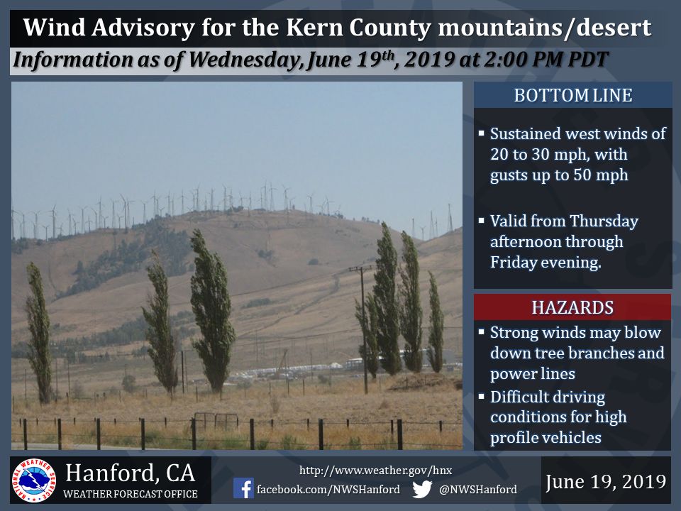 US National Weather Service Hanford California